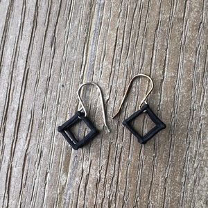 BRAND NEW - MOCA 3D Black Box Earrings